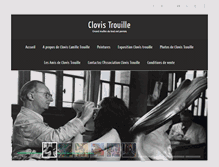 Tablet Screenshot of clovis-trouille.com
